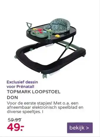 Prenatal Topmark loopstoel Don aanbieding