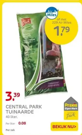 Praxis CENTRAL PARK TUINAARDE aanbieding