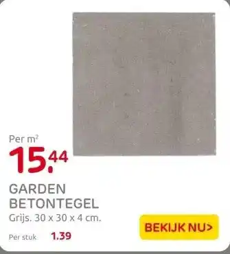 Praxis BETONTEGEL aanbieding