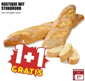 MCD Supermarkt RUSTIQUE WIT STOKBROOD aanbieding