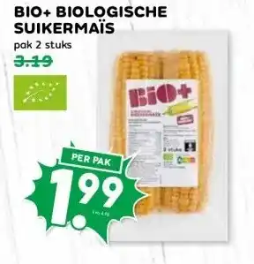 MCD Supermarkt BIO+ BIOLOGISCHE SUIKERMAÏS aanbieding