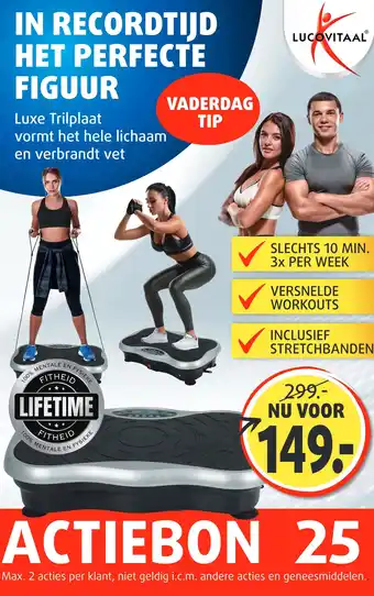 Lucovitaal Luxe Trilplaat aanbieding