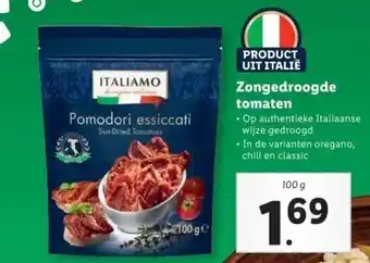 Lidl Zongedroogde tomaten aanbieding