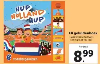 Lidl EK geluidenboek aanbieding