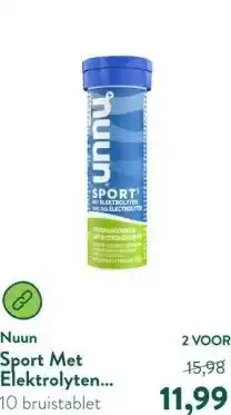 Holland & Barrett Sport Met Elektrolyten Citroen Limoen - 10 bruistabletten aanbieding