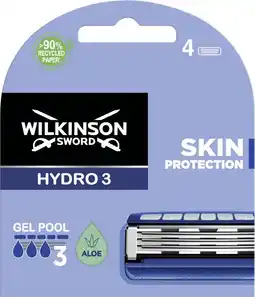Bol.com Wilkinson Hydro 3 Skin Protection Navulmesjes 4 stuks aanbieding