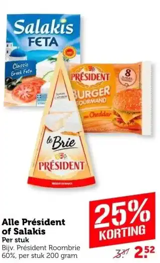 Coop Alle Président aanbieding