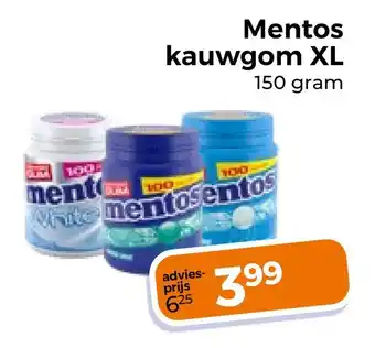 Trekpleister Mentos kauwgom XL aanbieding