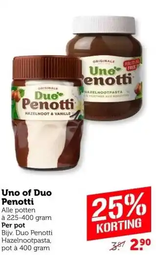 Coop Uno of Duo Penotti aanbieding