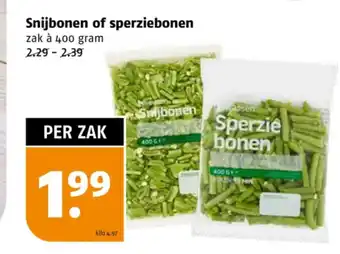 Poiesz Snijbonen of sperziebonen aanbieding