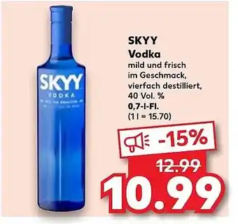 Kaufland DE SKYY Vodka aanbieding