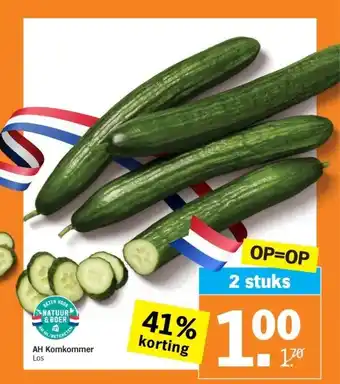 Albert Heijn AH Komkommer Los aanbieding