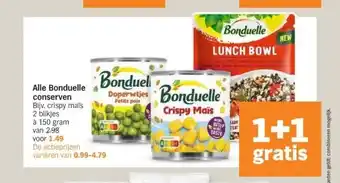 Albert Heijn Alle Bonduelle aanbieding