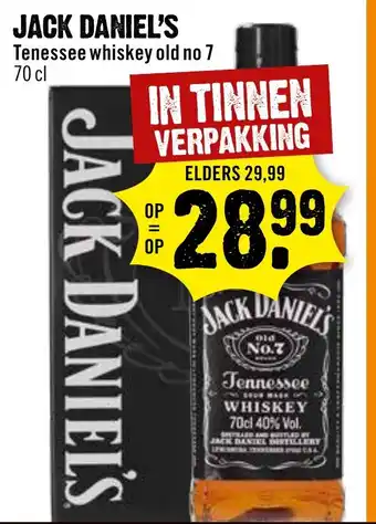 Dirck 3 JACK DANIEL'S aanbieding