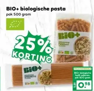 Boon`s Markt BIO+ biologische pasta aanbieding