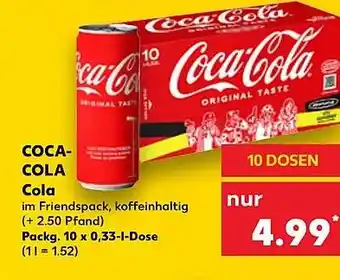 Kaufland DE COCA-COLA Cola aanbieding