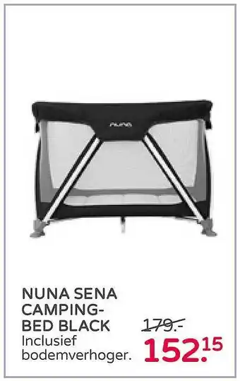 Prenatal Nuna Sena Campingbed Black aanbieding