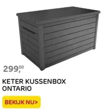 Praxis KETER KUSSENBOX ONTARIO aanbieding