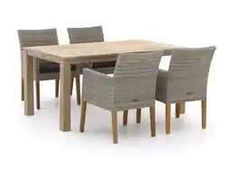 Kees Smit Intenso Lesa/ROUGH-S 160cm dining tuinset 5-delig aanbieding