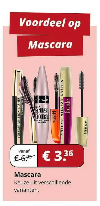 Voordeeldrogisterij Mascara aanbieding