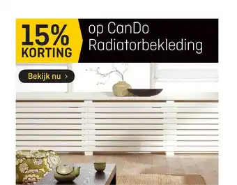 Hubo Op CanDo Radiatorbekleding 15% Korting aanbieding