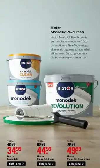 Karwei Histor Monodek, Histor Monodek Clean Of Histor Monodek Revolution aanbieding