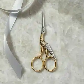 CB2 Gold Crane Medium Scissors aanbieding