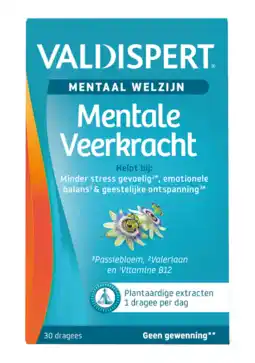 De Online Drogist Valdispert Mentale Veerkracht Dragees aanbieding