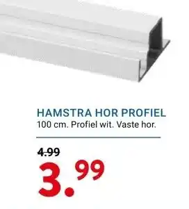 Kluswijs HAMSTRA HOR PROFIEL aanbieding