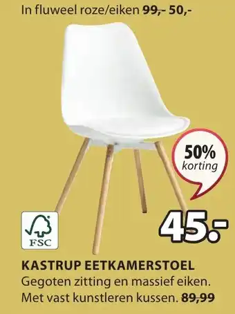 Jysk Kastrup eetkamerstoel aanbieding