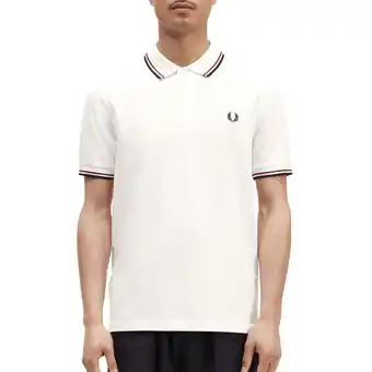 Plutosport Fred Perry Twin Tipped Polo Heren aanbieding