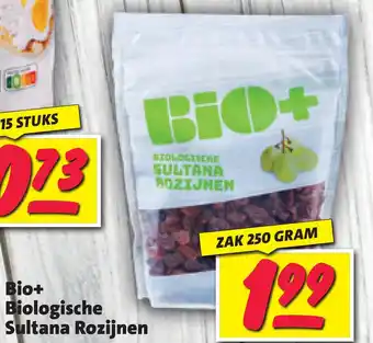 Nettorama Bio+ Biologische Sultana Rozijnen aanbieding