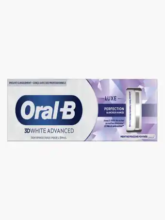Flink Oral-B - TP 3D White Adv Lux Perfection 75 ML aanbieding