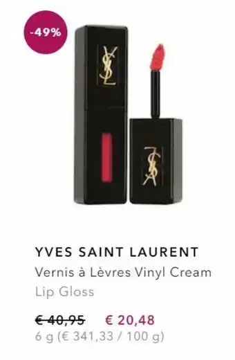 Douglas Yves saint laurent vernis a levres vinylcream lip gloss aanbieding