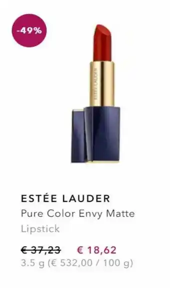 Douglas Estee lauder pure color envy matte lipstick aanbieding