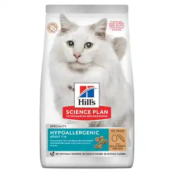 Welkoop Hill's Hypoallergeen Adult - Kattenvoer - Ei en insect eiwitten aanbieding