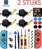 Bol.com Heuts Goods | 2 setjes LUXE 25 In 1 reparatieset geschikt voor de Nintendo Switch controllers | Voor reparatie van 4 Joy-cons aanbieding