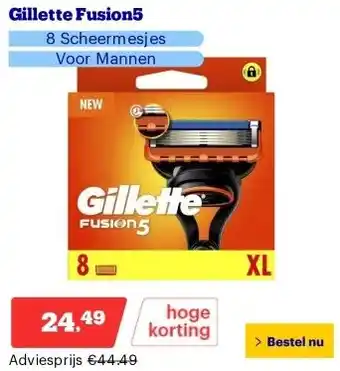 Bol.com Gillette Fusion5 aanbieding