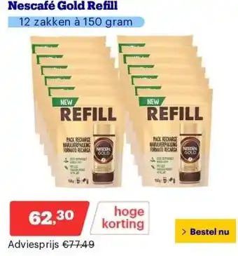 Bol.com Nescafé Gold Refill aanbieding