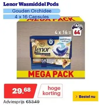 Bol.com Lenor Wasmiddel Pods aanbieding