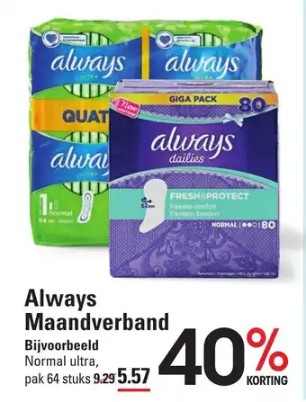 Sligro Always maandverband aanbieding