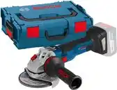 Bol.com Bosch GWS 18V-10 SC SOLO 18V Li-Ion accu haakse slijper body in L-Boxx - koolborstelloos aanbieding