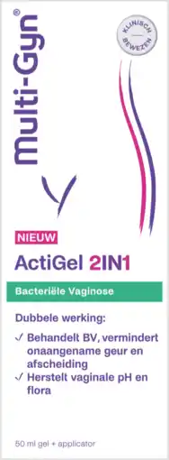 De Online Drogist Multi-Gyn Bacteriële Vaginose ActiGel 2IN1 aanbieding