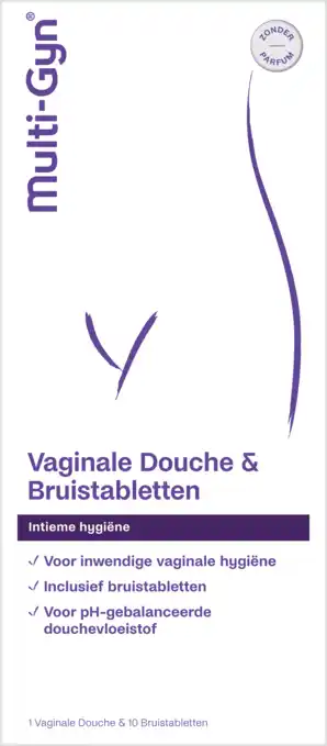 De Online Drogist Multi-Gyn Vaginale Douche & Bruistabletten aanbieding