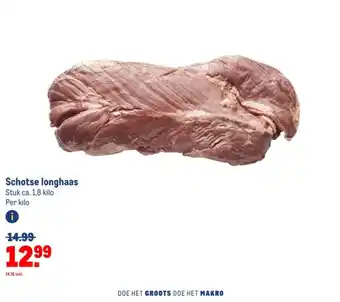 Makro Schotse longhaas aanbieding