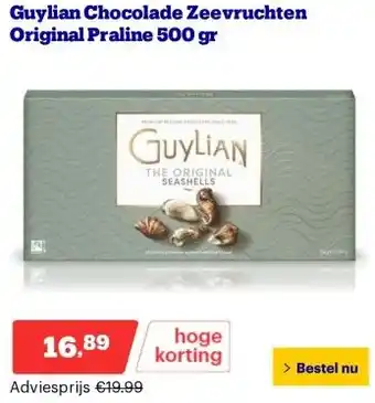 Bol.com Guylian Chocolade Zeevruchten Original Praline 500 gr aanbieding