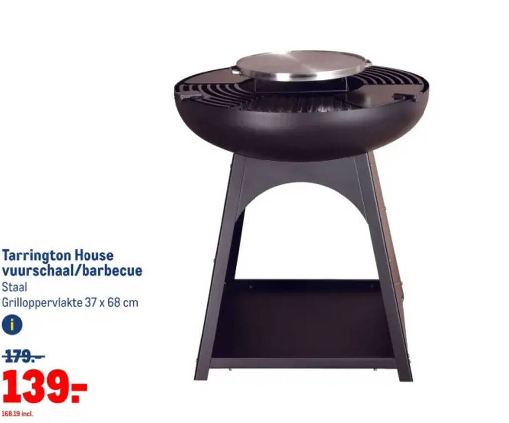 Ventilateur Tour Tarrington House TF1023 - 45W, 3 Vitesses, Télécommande, Oscillation 80° - Noir, 102 Cm
