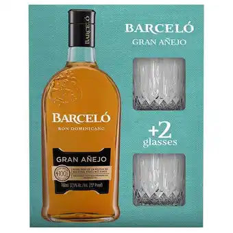 Dirck 3 Ron Barcelo Añejo Geschenkverpakking 70 cl aanbieding