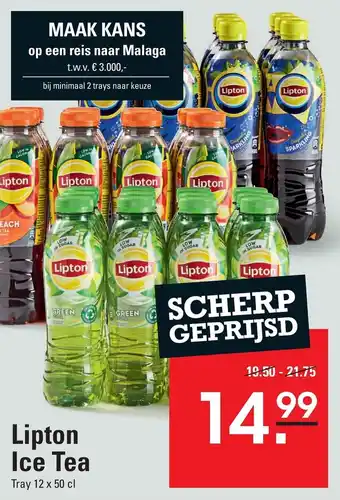 Sligro Lipton Ice Tea  12 x 50 cl aanbieding