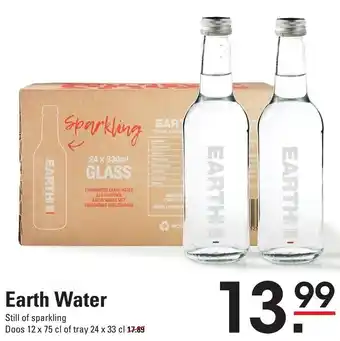 Sligro Earth Water Doos 12 x 75 cl of tray 24 x 33 cl aanbieding